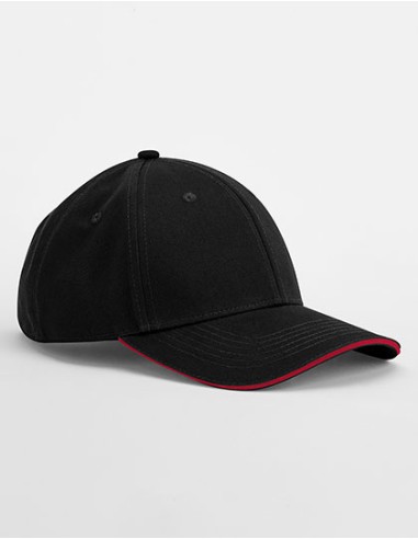 BEE-B820C-EarthAware® Classic Organic Cotton 6 Panel Cap - Sandwich Peak